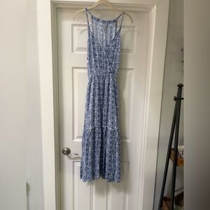 American Rag Light Blue Floral Maxi Dress